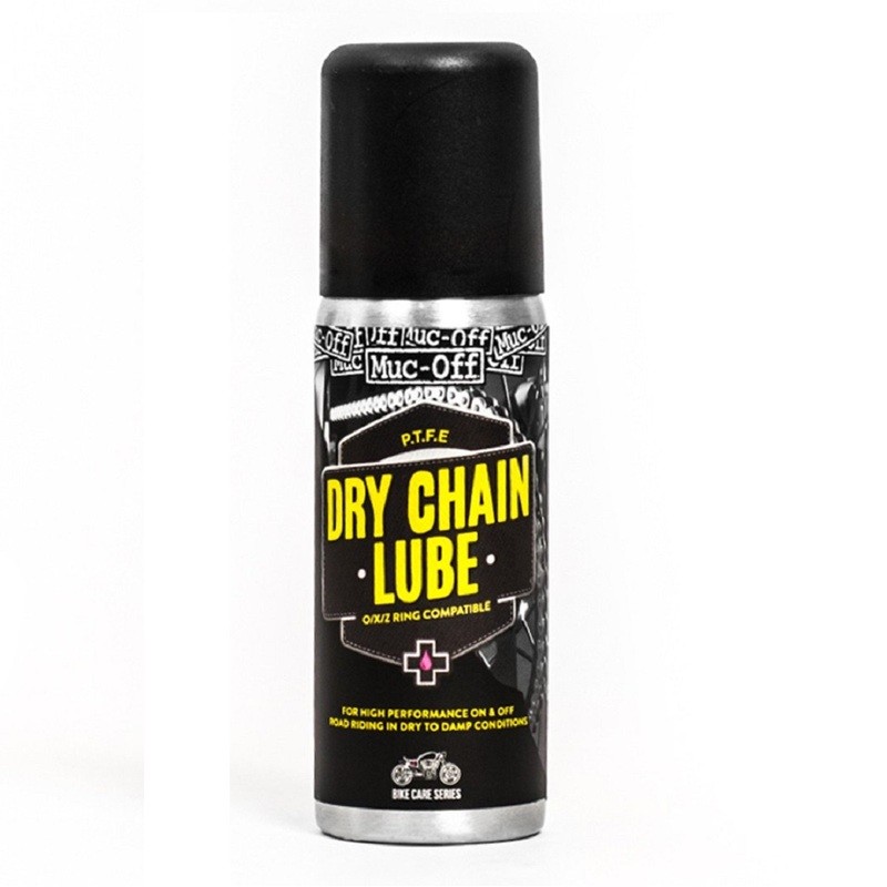 Lubrifiant chaîne MUC-OFF Dry PTFE Chain Lube - spray 50ml