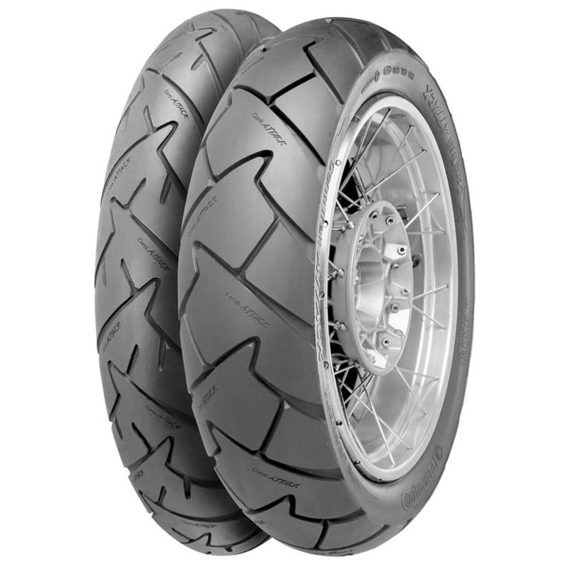 Pneu CONTINENTAL ContiTrailAttack 2 120/70 R 19 M/C 60V TL