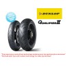 Train de pneus Hypersport DUNLOP Qualifier II (120/70ZR17 + 160/60ZR17)