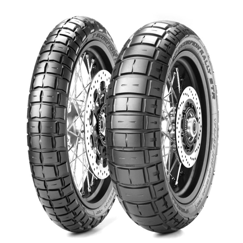 Pneu PIRELLI Scorpion Rally STR (F) STD + Ducati Scrambler 800 Desert Sled 120/70 R 19 M/C 60V TL M+S