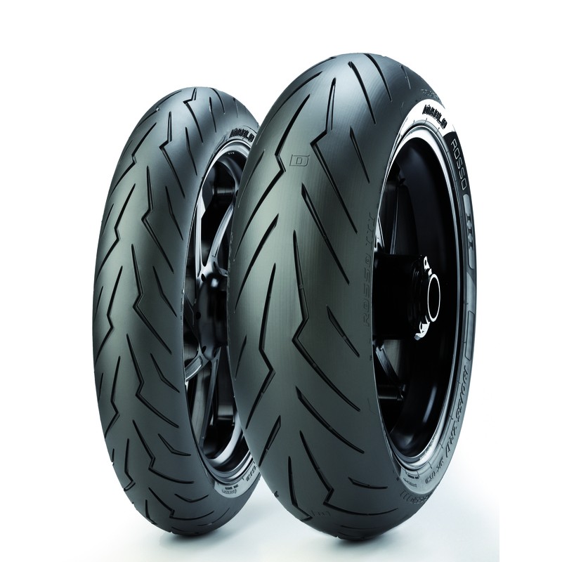 Pneu PIRELLI Diablo Rosso III (F) (D) STD + Ducati Monster 1200/1200S, Monster 821 120/70 ZR 17 M/C (58W) TL