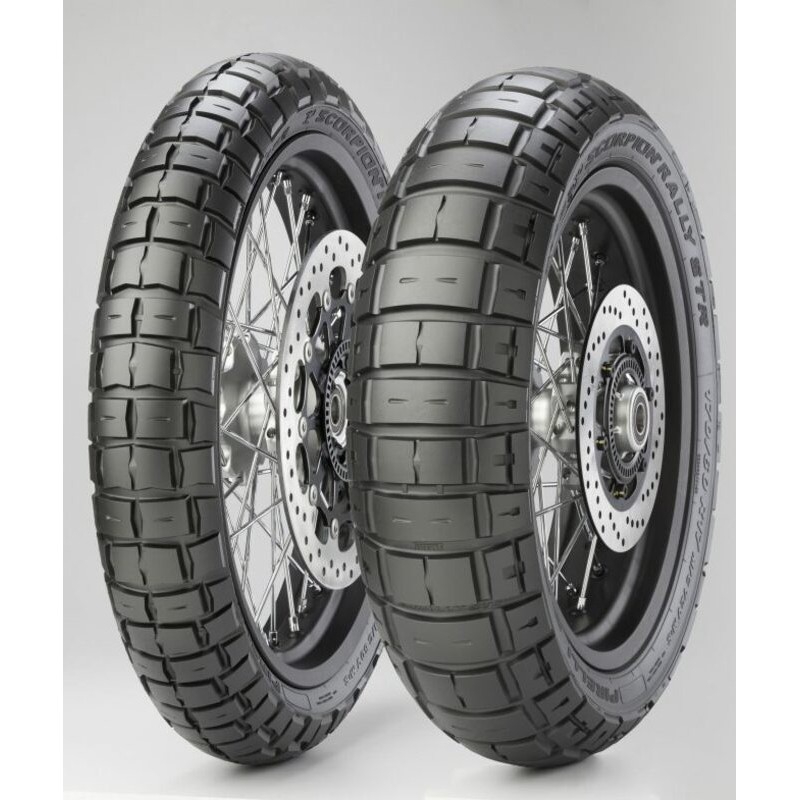 Pneu PIRELLI Scorpion Rally STR STD + Husqvarna Svartpilen 401 150/60 R 17 M/C 66H TL M+S