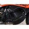 Protections latérales R&G RACING orange KTM 790 Adventure