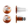 Embouts de guidons S3 End 5 Ø14mm orange