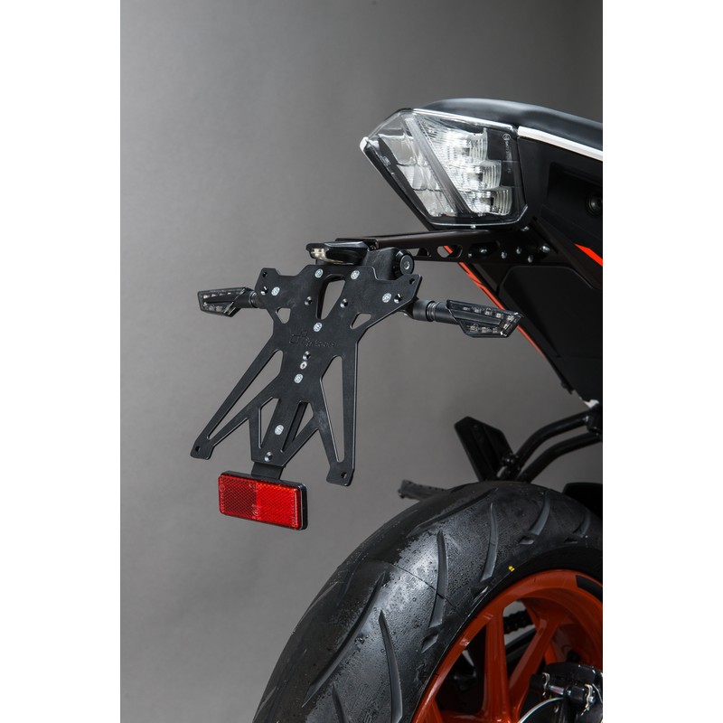 Support de plaque LIGHTECH réglable noir KTM Duke 125