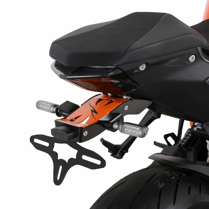 Support de plaque R&G RACING noir/orange KTM 1290 Super Duke