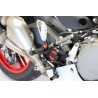 Commandes reculées ajustables GILLES TOOLING VCR38GT noir Ducati Panigale 959