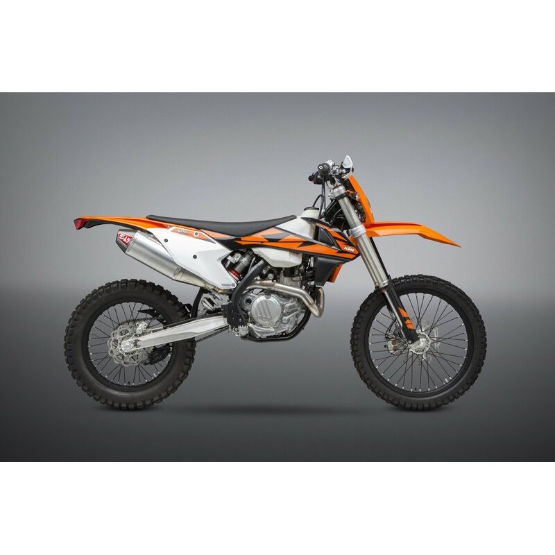 Silencieux YOSHIMURA RS-4 Signature Series aluminium/casquette carbone KTM/Husqvarna