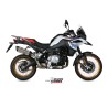 Silencieux MIVV Suono inox/casquette carbone BMW F850GS