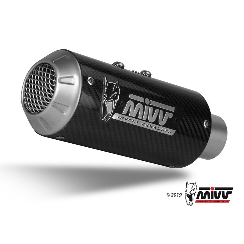 Silencieux MIVV MK3 Carbon/casquette inox Yamaha MT-10