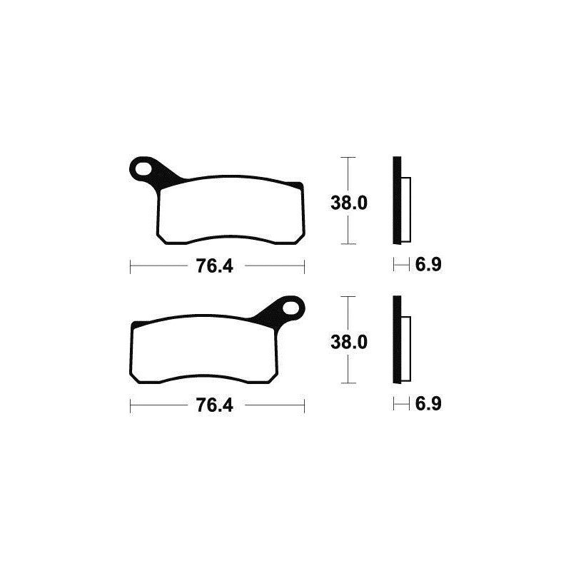 Plaquettes de Frein KTM SX 450 / 505