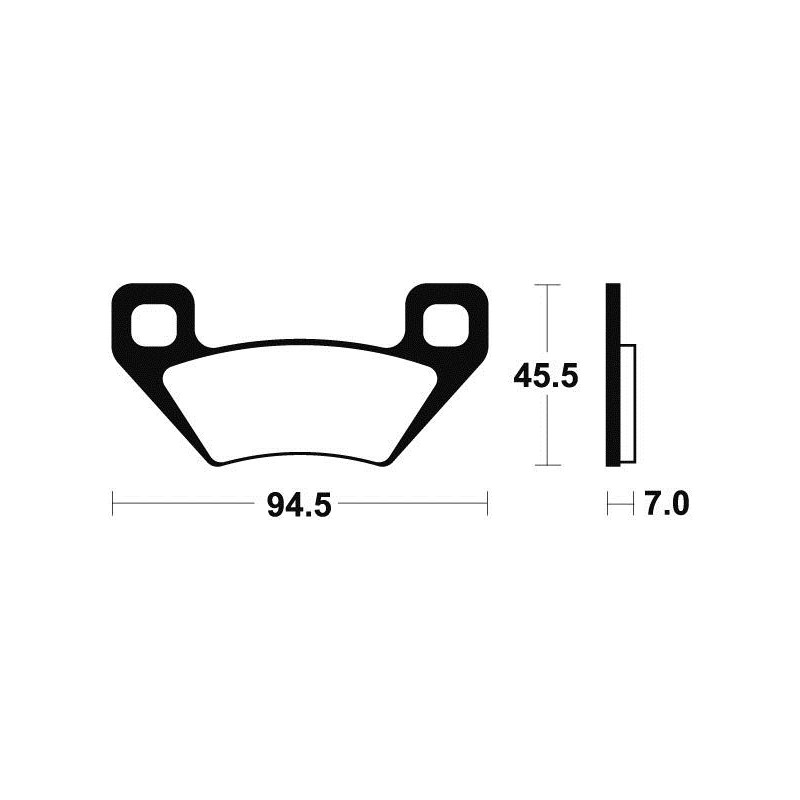 Plaquettes de Frein Avant Kymco MXU 400