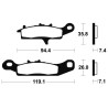 Plaquettes de Frein avant Kawasaki KFX 700 V Force 4x4 Kawasaki