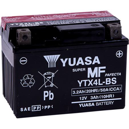 Batterie YTX4L-BS Yuasa Scrambler 50 Polaris