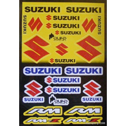 Planche adhésif déco Suzuki