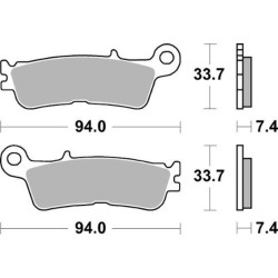 Plaquettes de frein BRAKING...