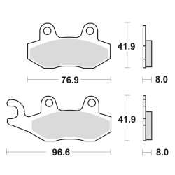 Plaquettes de frein BRAKING...