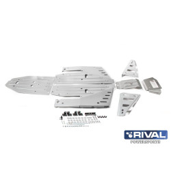 Kit protection Complet Aluminium RIVAL RZR 1000 XP Polaris 2016 et plus Port Offert