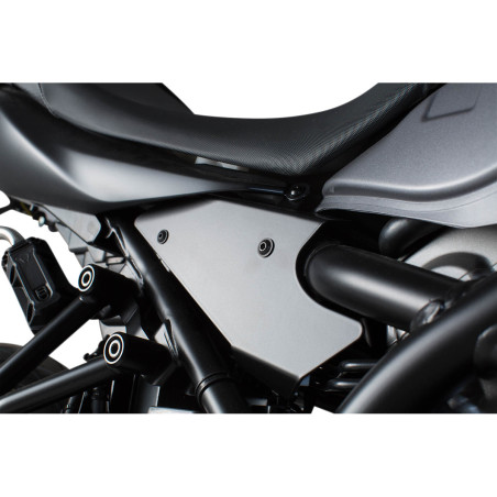 Caches pour cadre. 3 pcs. Noir. Suzuki SV650 (15-)