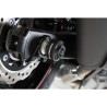 Roulettes de protection pour bras oscillant. Noir. Suzuki GSX-S750 (16-)