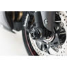 Roulettes de protection de fourche. Noir. Suzuki GSX-S1000 / F (15-)