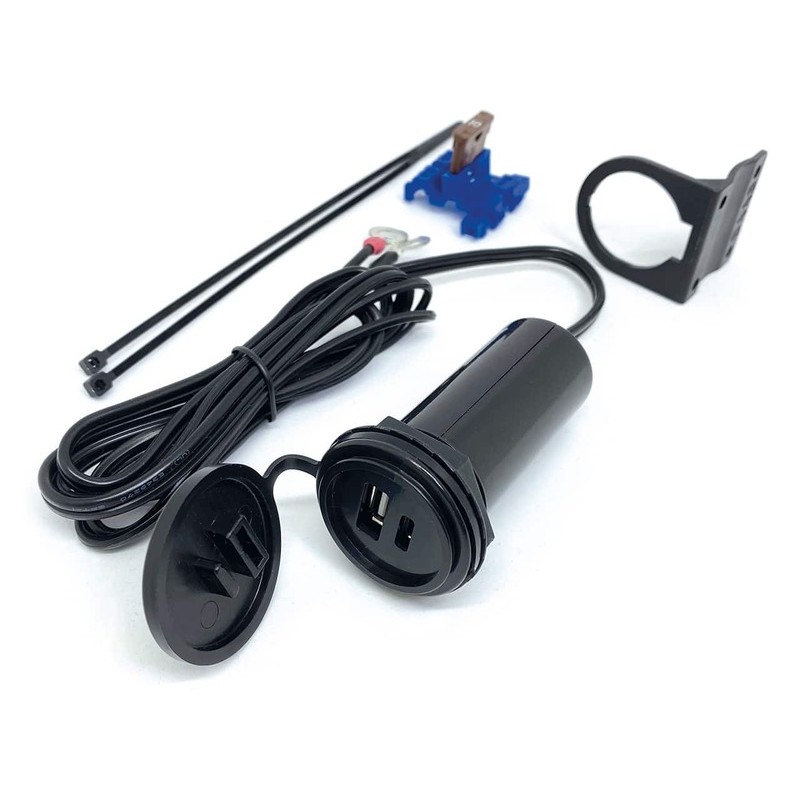 Prise USB BAAS BIKE PARTS - 12/24V 2x3.6A