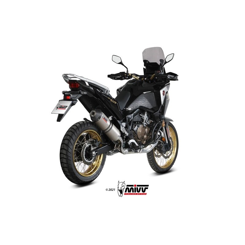 Silencieux MIVV Oval - Honda CRF1100L Africa Twin