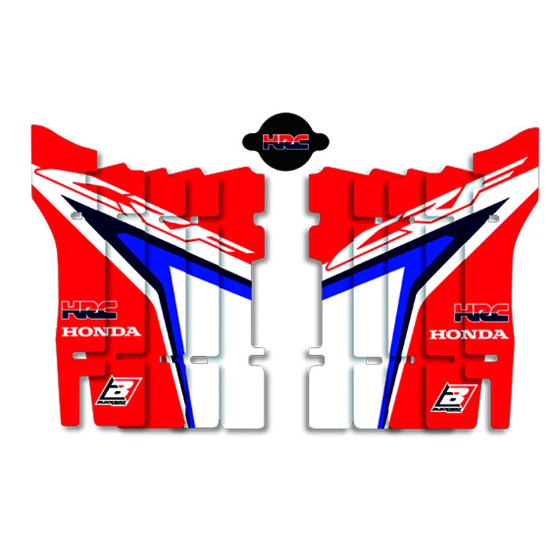 Kit déco de cache radiateur BLACKBIRD Replica Team HRC - Honda CRF250