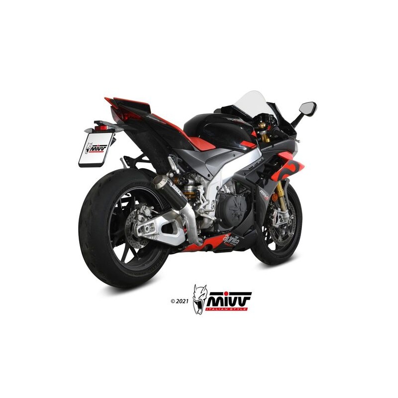 Silencieux MIVV MK3 carbone - Aprilia RSV4