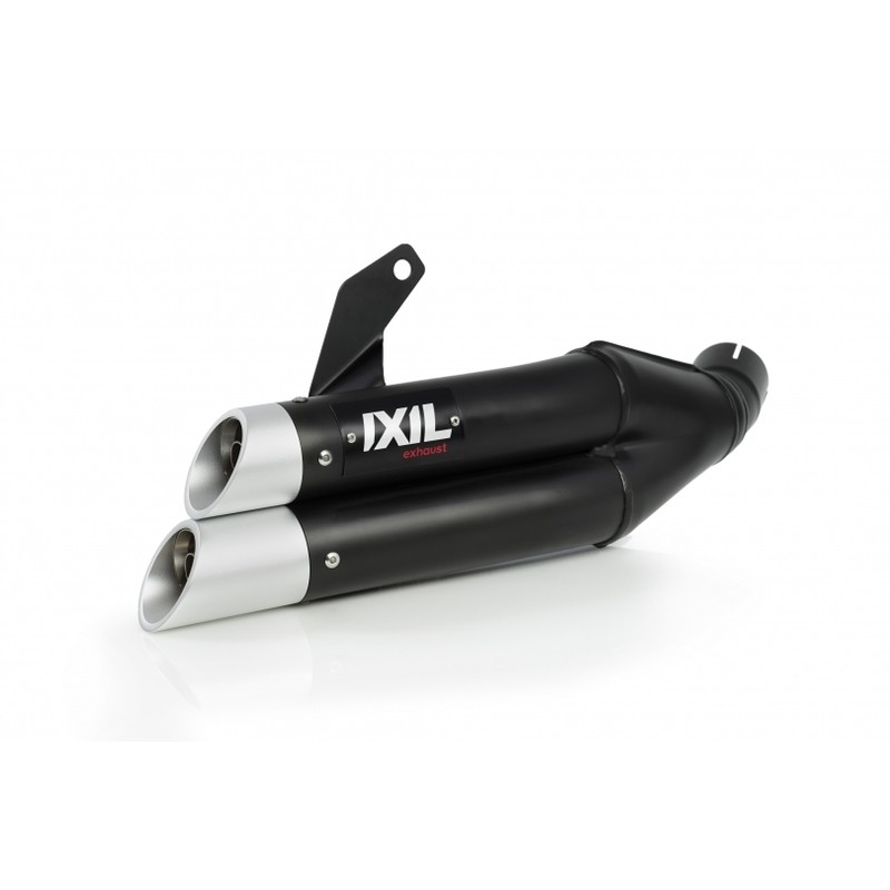 Ligne complète IXIL Hyperlow inox noir / alu poli - Yamaha MT-07