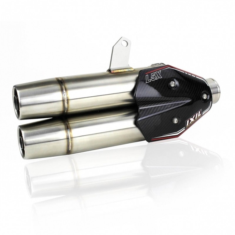 Ligne complète IXIL Dual Hyperlow XXL L5X inox poli - Yamaha T-Max DX-SX