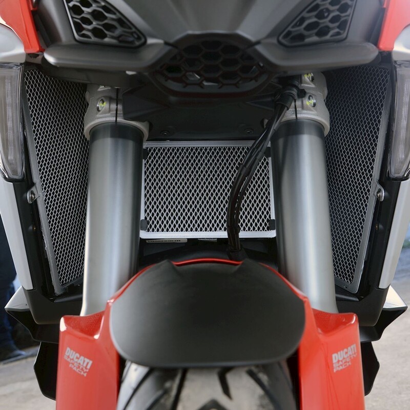 Protection de radiateur R&G RACING noir - Ducati Multistrada V4S