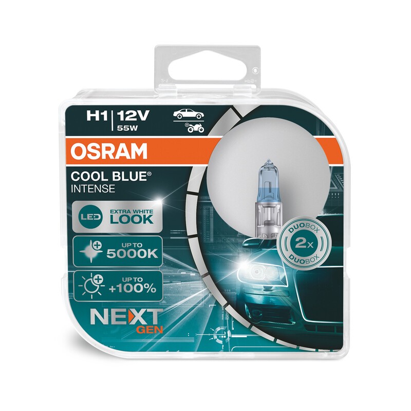 Ampoule OSRAM Cool Blue Intense Bulb H1 12V/55W - x1