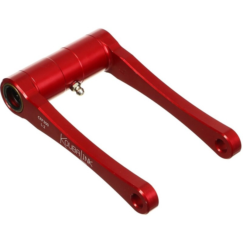 Kit de rabaissement de selle KOUBALINK (44.5 mm) rouge - Honda CRF300L / Rally