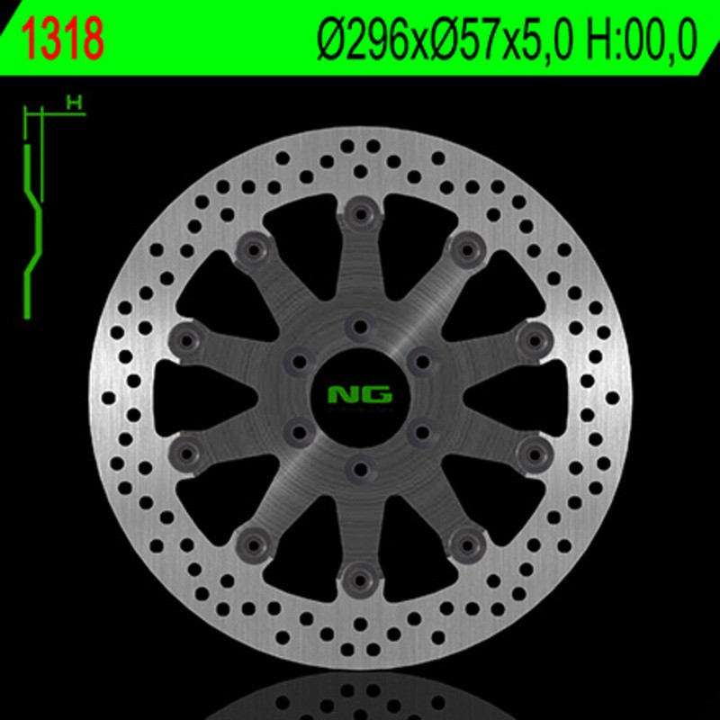 Disque de frein NG BRAKE DISC flottant - 1318