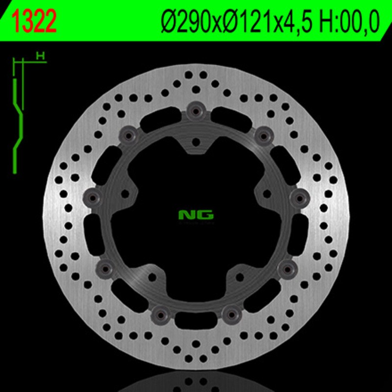 Disque de frein NG BRAKE DISC flottant - 1322