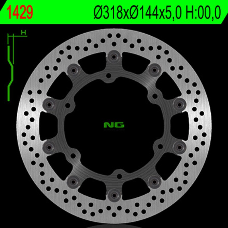 Disque de frein NG BRAKE DISC flottant - 1429