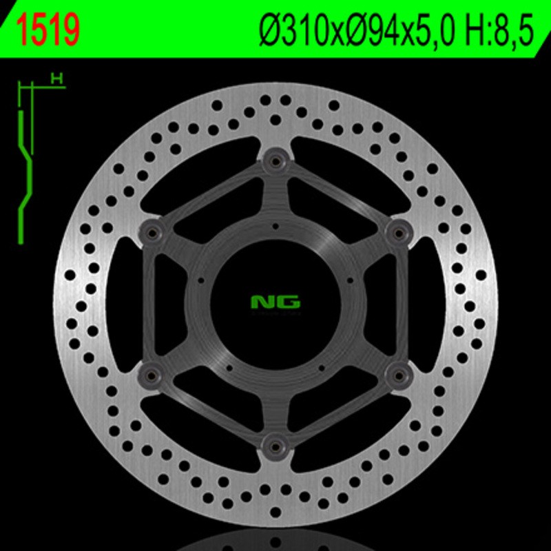 Disque de frein NG BRAKE DISC flottant - 1519.