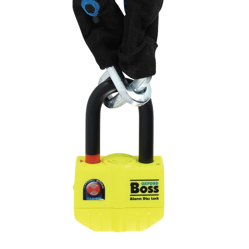 Chaîne antivol alarme OXFORD Big Boss - 1,5m x 12mm