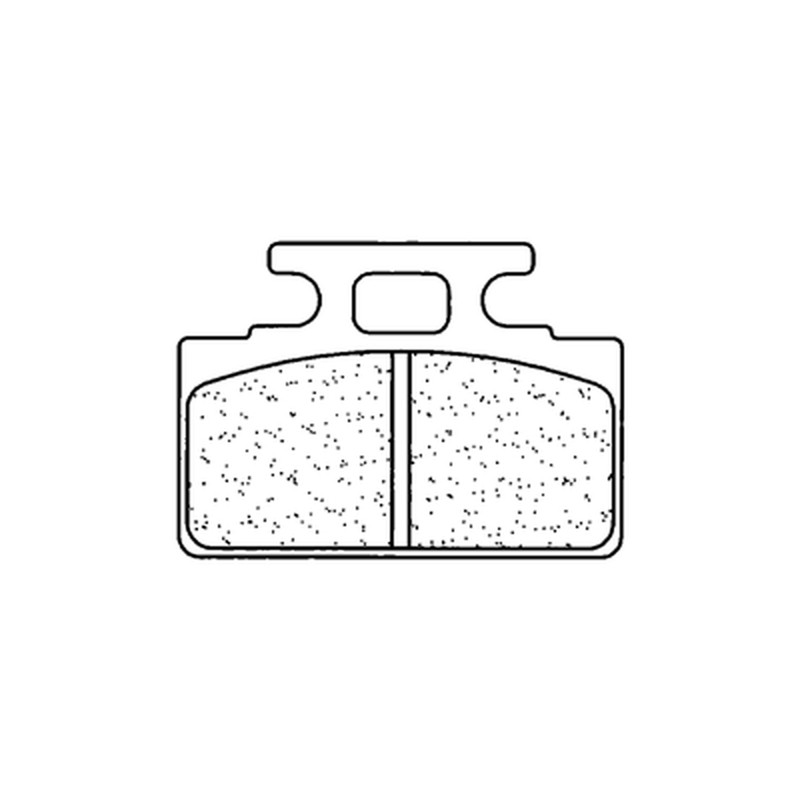 Plaquettes de frein CL BRAKES métal fritté - 2287RX3