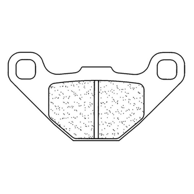 Plaquettes de frein CL BRAKES métal fritté - 2472RX3