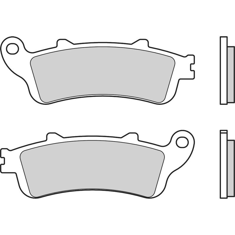 Plaquettes de frein BREMBO route carbone céramique - 07HO4308