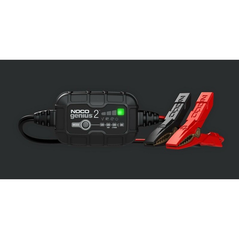 Chargeur de batterie intelligent montage avec pinces NOCO Genius2 6/12V 2A