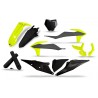 Kit plastiques UFO noir/gris/jaune fluo - KTM