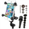 Pack complet RAM MOUNTS X-Grip® bras court fixation tige de fourche - smartphones S/M