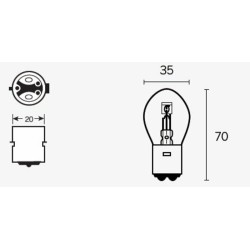 Ampoule TECNIUM S1 12V...