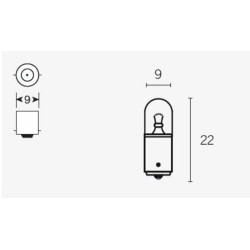 Ampoule V PARTS T85 6V 4W -...