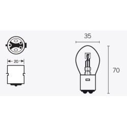 Ampoule TECNIUM S2 12V...