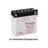 Batterie YUASA conventionnelle sans pack acide - 12N24-3A