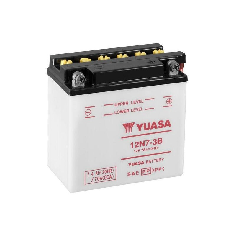 Batterie YUASA conventionnelle sans pack acide - 12N7-3B